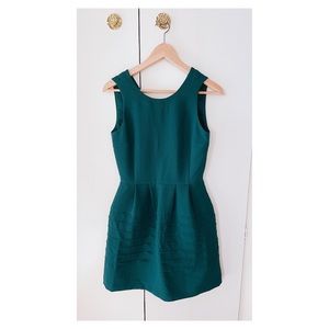 Madewell mini green dress